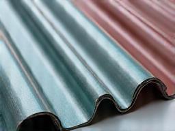 Metal roofing panel sample