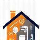 Home repairs service icon illustration